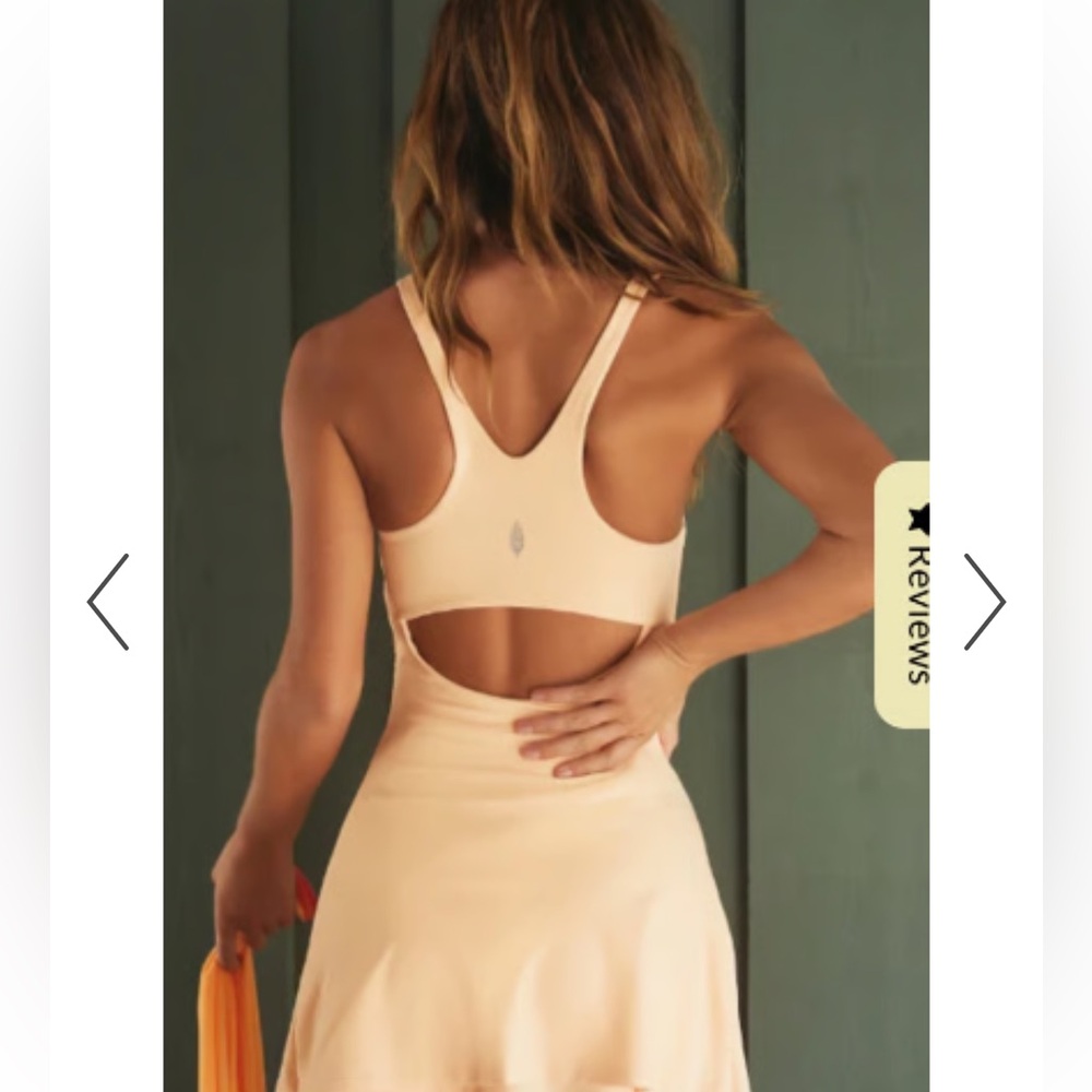 Free People X FP Movement Never Better Active Dress in Morning Sun NWT - Picture 2 of 3